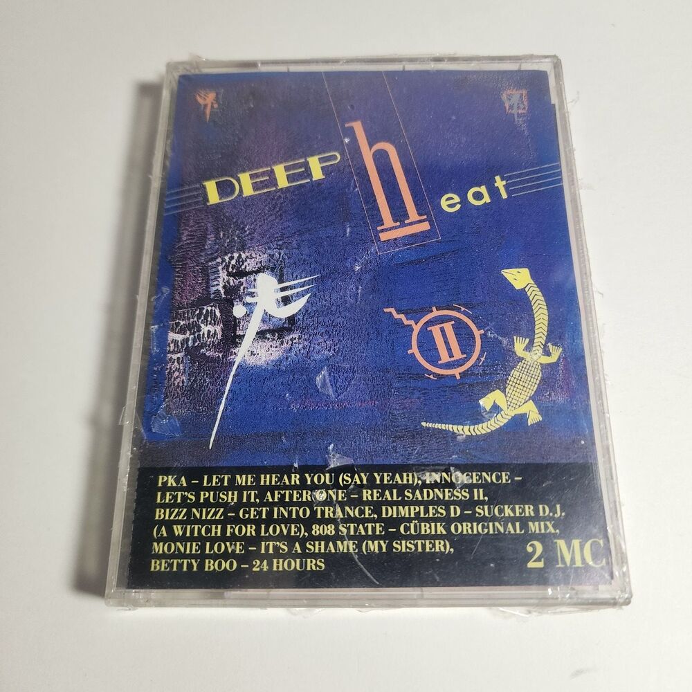 DEEP HEAT 2 - THE SECOND BURN Double Cassette (1989 Telstar UK Import) House